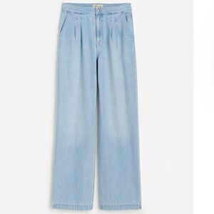 Madewell Harlow Wide Leg Trouser Jean: Airy Denim Edition; 28